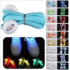 Customized Glowing Colored Shoelaces