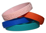 Debossed Silicone Bracelet