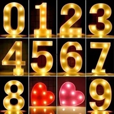 Decorative LED Glowing Marquee Letter