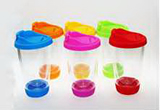 Double Wall Glass Tumbler with Silicone Cap