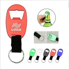 Egg-Shaped Beer Bottle Opener Key Chain