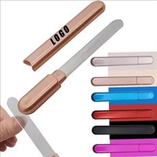 Etched and Polished Glass Nail File