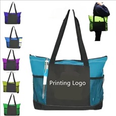 Feather Flight Zippered Tote Bag