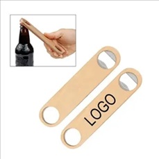 Flat Wooden Bottle Opener
