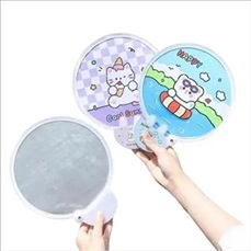Foldable Hand Fan With Reflector