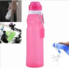 Foldable Silicone Water Cups for Outdoor Sports