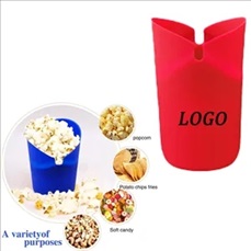 Food Grade Reusable Silicone Folding Bucket Cups