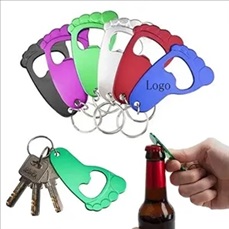 Foot Shaped Bottle Opener Key Holder