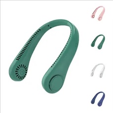 Hanging neck electric fan