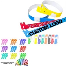 High Quality Waterproof Custom Color  PVC Vinyl Wristbands