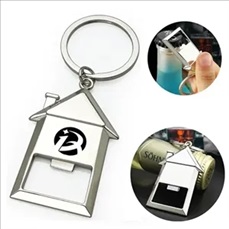 House Shaped Bottle Opener Key Holder