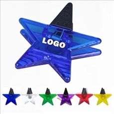 Jumbo Size Star Magnetic Memo Clip w/Strong Grip