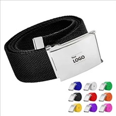 Men's Canvas Belt with Flip Buckle