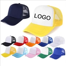 Mesh Foam Baseball Cap Polyester Trucker Hat