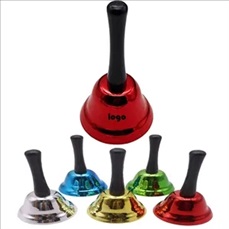 Metal plated hand bell