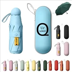 Mini capsule vinyl sunscreen umbrella