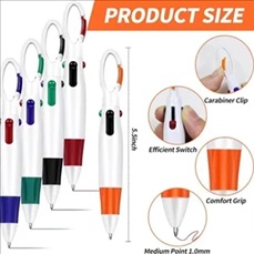 Mountaineering Buckle 4-color Ballpoint Pen