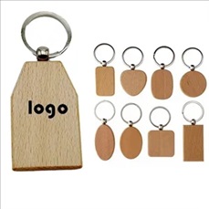 Multi-style Wood Keychain