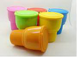 New Design Ceramic Mug with Silicone Cap