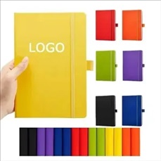 PU A5 Strap Notebook With Pen Loop