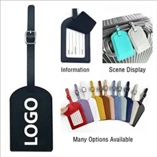PU Leather Luggage Tag