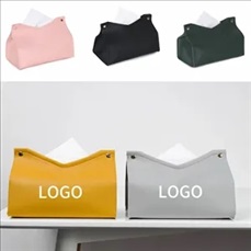 PU Leather Tissue Box Cover