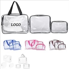 PVC Transparent Waterproof Cosmetic Bag