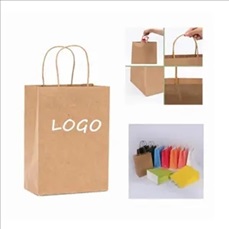 Paper Gift Kraft Bags With Handles For Party Favor