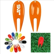 Plastic golf putting fork