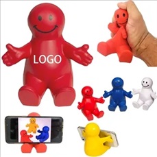 Popular Happy Dude Phone Holder & Squeezable Stress Reliever
