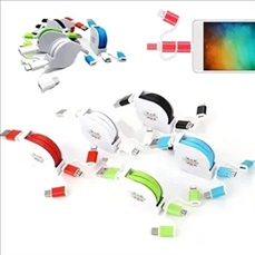 Retractable 3-in-1 Charging Cable