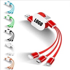 Retractable 3-in-1 Fast Charging Cable