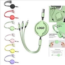Retractable 3-in-1 SuperSpeed USB Charging Cable