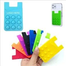 Silicone Push Bubble Phone Wallet