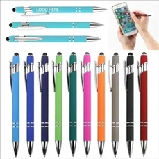 Softy Touch Screen Metal Ballpoint Pen