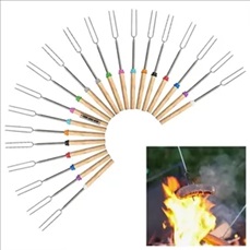 Stainless Steel Marshmallow Roasting BBQ Sticks