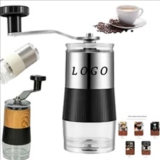 Stainless Steel Mini Manual Coffee Grinder Adjustable Set