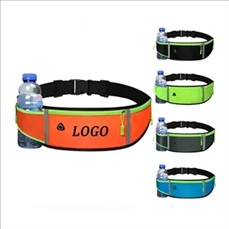 Waterproof Nylon Waist Pack with Water Bottle Holder Outdoor