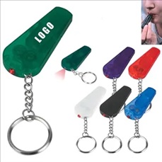 Whistle Led Light Keychain